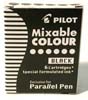 6 cartouches Parallel Pen, noir / 6 cart. black